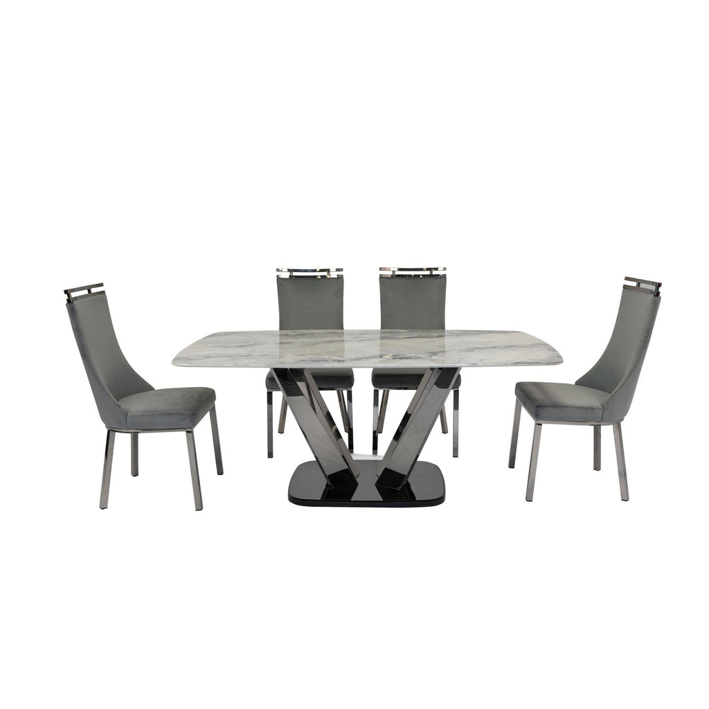 Prince & Capri Luxe Dining Set