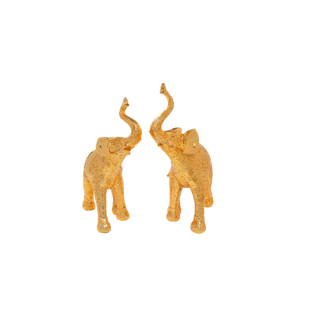 Happy Elephant (Large) Statues – Set of 2 (Same Colour)