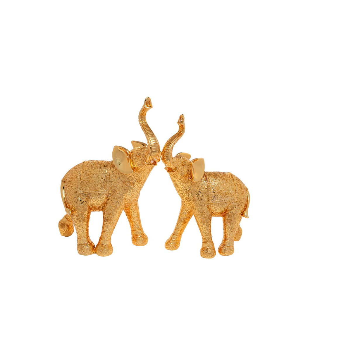Happy Elephant (Regular) Statues – Set of 2 (Same Colour)