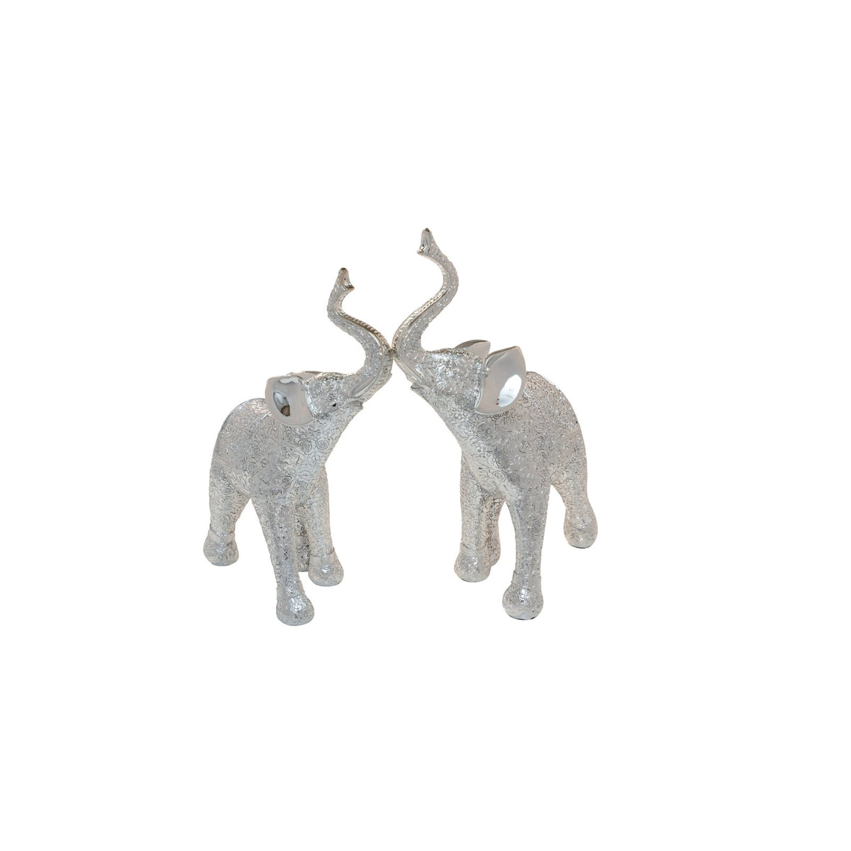 Happy Elephant (Large) Statues – Set of 2 (Same Colour)