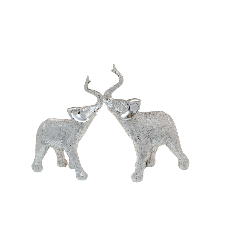 Happy Elephant (Large) Statues – Set of 2 (Same Colour)
