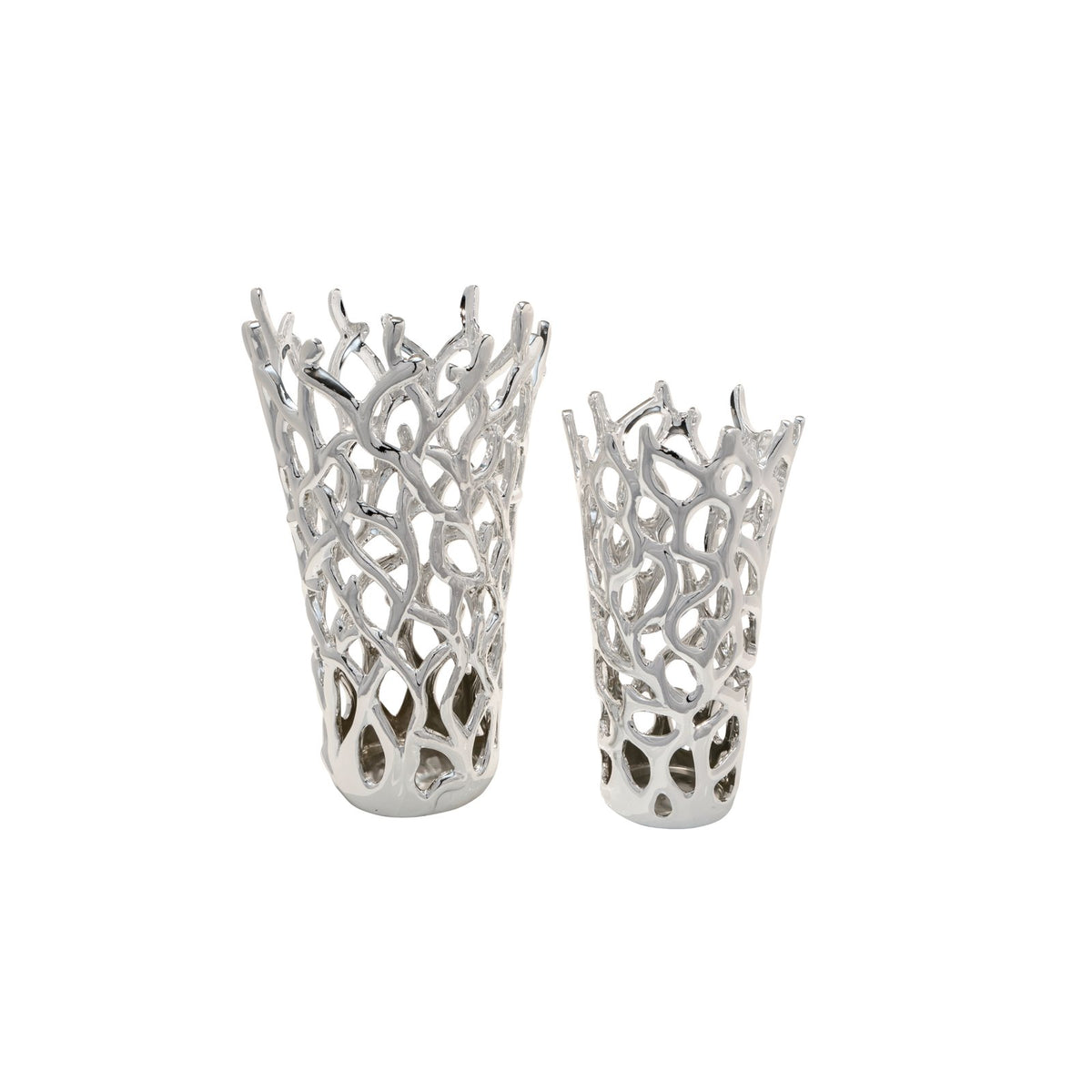 Crown Vase – Set of 2 (Same Colour)