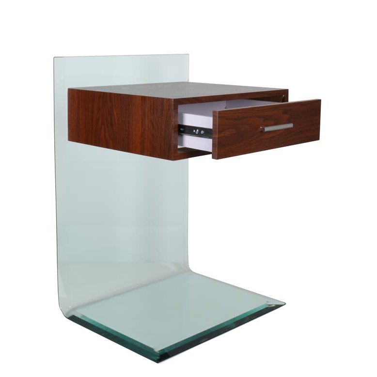 Dawn Accent Side Table with Storage