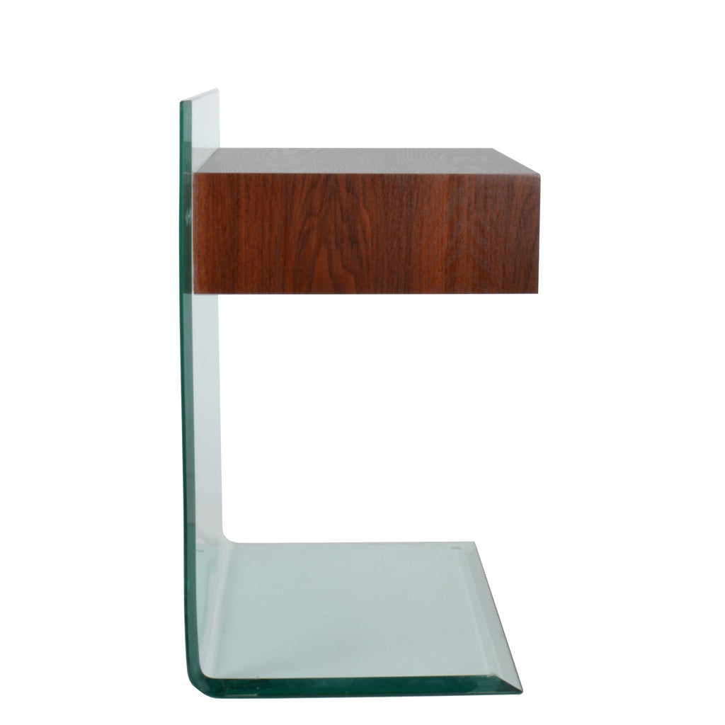 Dawn Accent Side Table with Storage