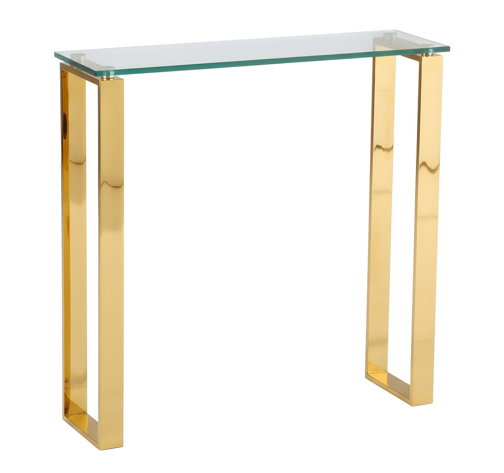 Delta Gold Console Table – Slim Size