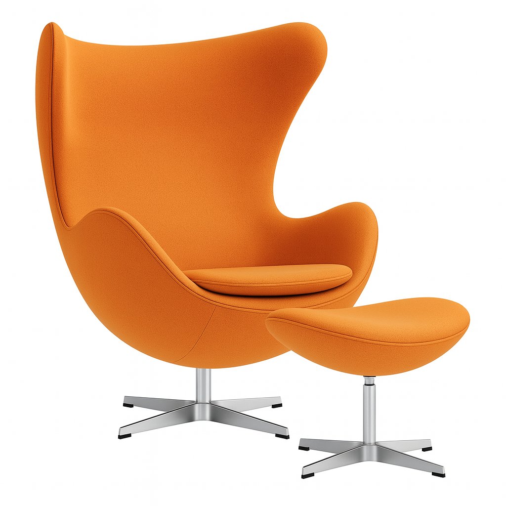 Egg/Swan Ottoman