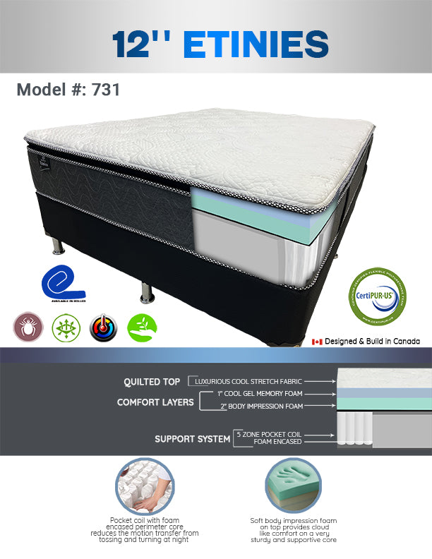Dreamtime Etinies Pocket Coil Mattress