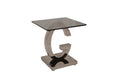 GG Black Nickel End Table