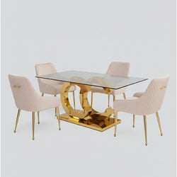 CeeCee & Tina Glam Dining Set