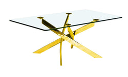Genesis Gold Rectangular Coffee Table