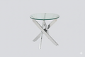 Genesis Silver Round End Table
