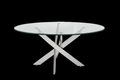Genesis Silver Oval Coffee Table