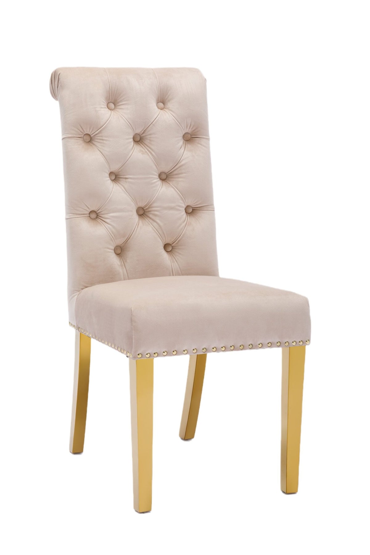 Honey Dining Chair with Steel Legs