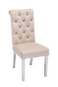 Honey Dining Chair with Steel Legs