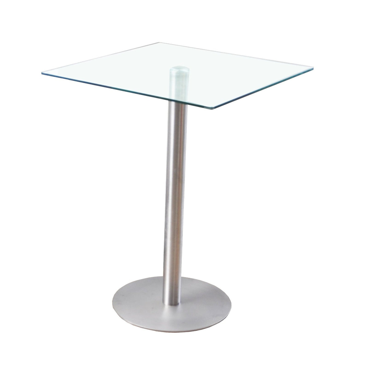 Hurricane Bar Table – Clear Glass