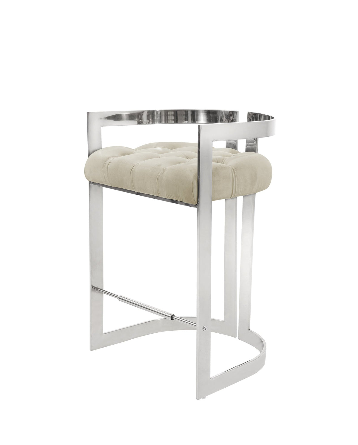 Lynda Pub Chair – Silver