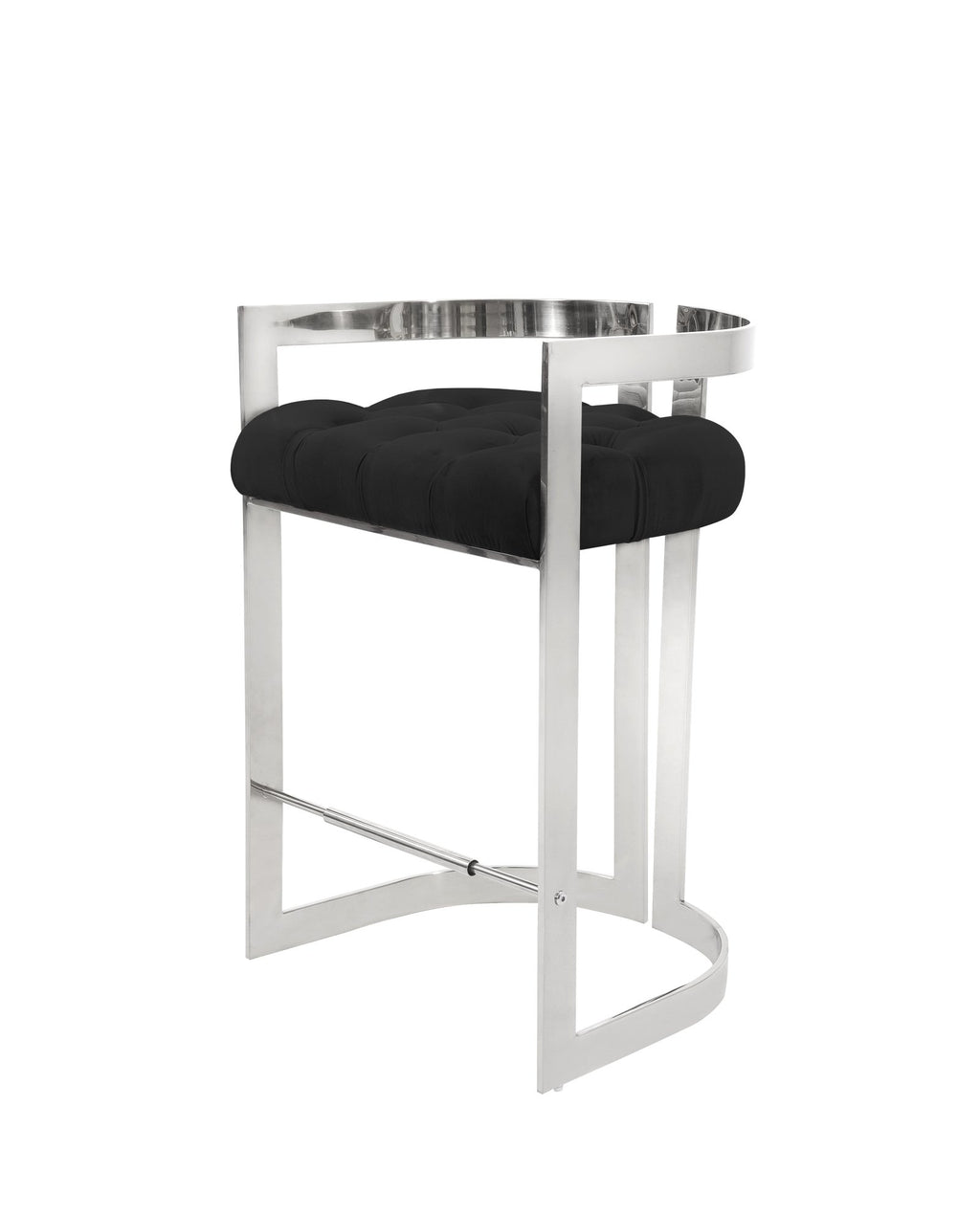 Lynda Pub Chair – Silver