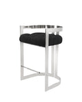 Lynda Pub Chair – Silver