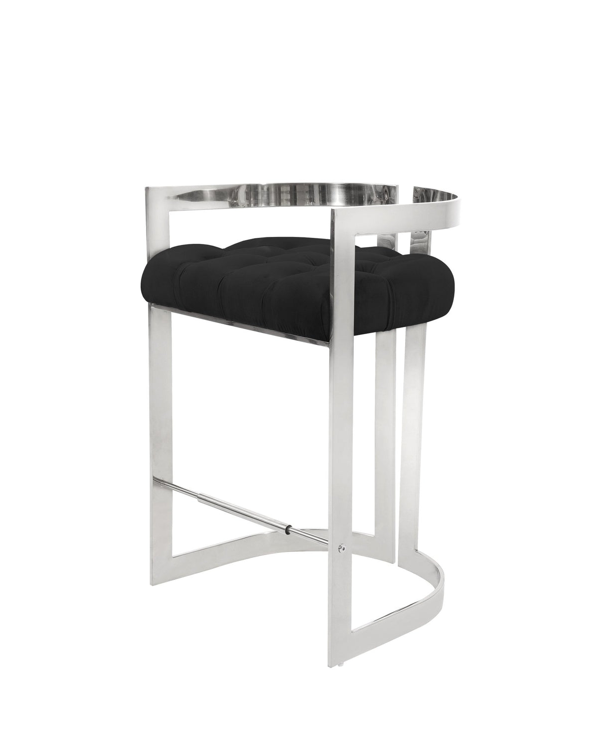 Lynda Pub Chair – Silver