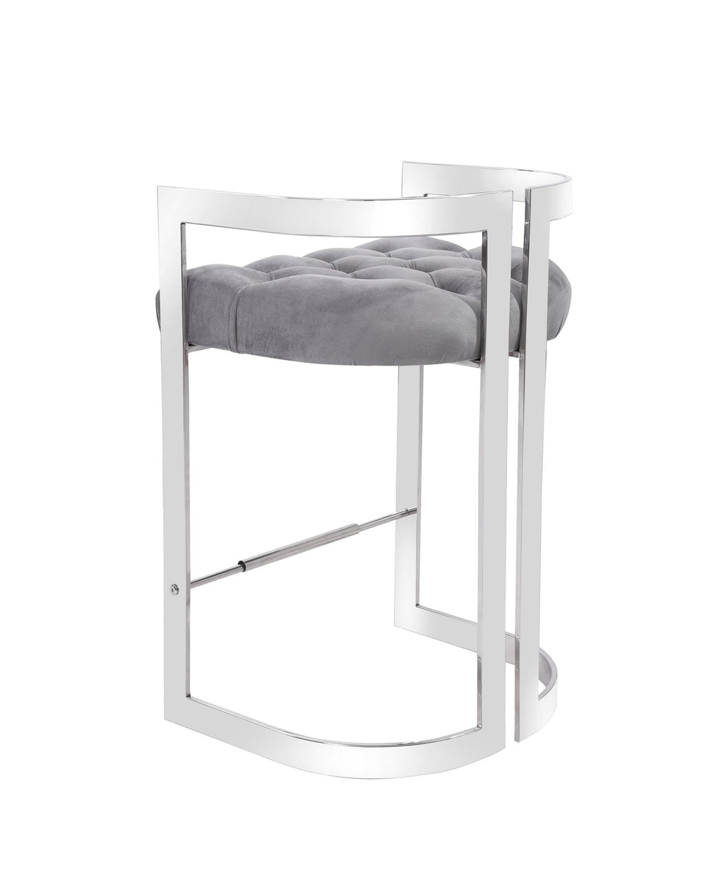 Lynda Pub Chair – Silver