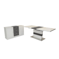 Maxwell & Axis Grey Dining Set
