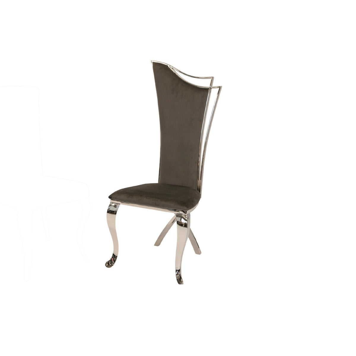Morocco Dining Chair – Silver