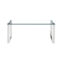 Table basse Delta argent – Format régulier