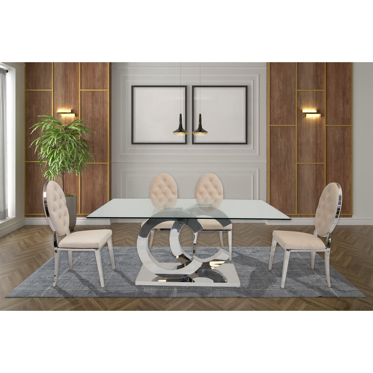 CeeCee & Juliet Elegant Dining Set