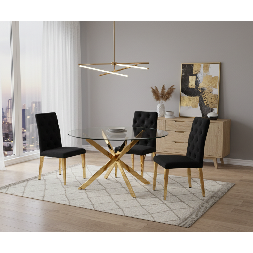 Genesis & Roma Luxe Round Dining Set