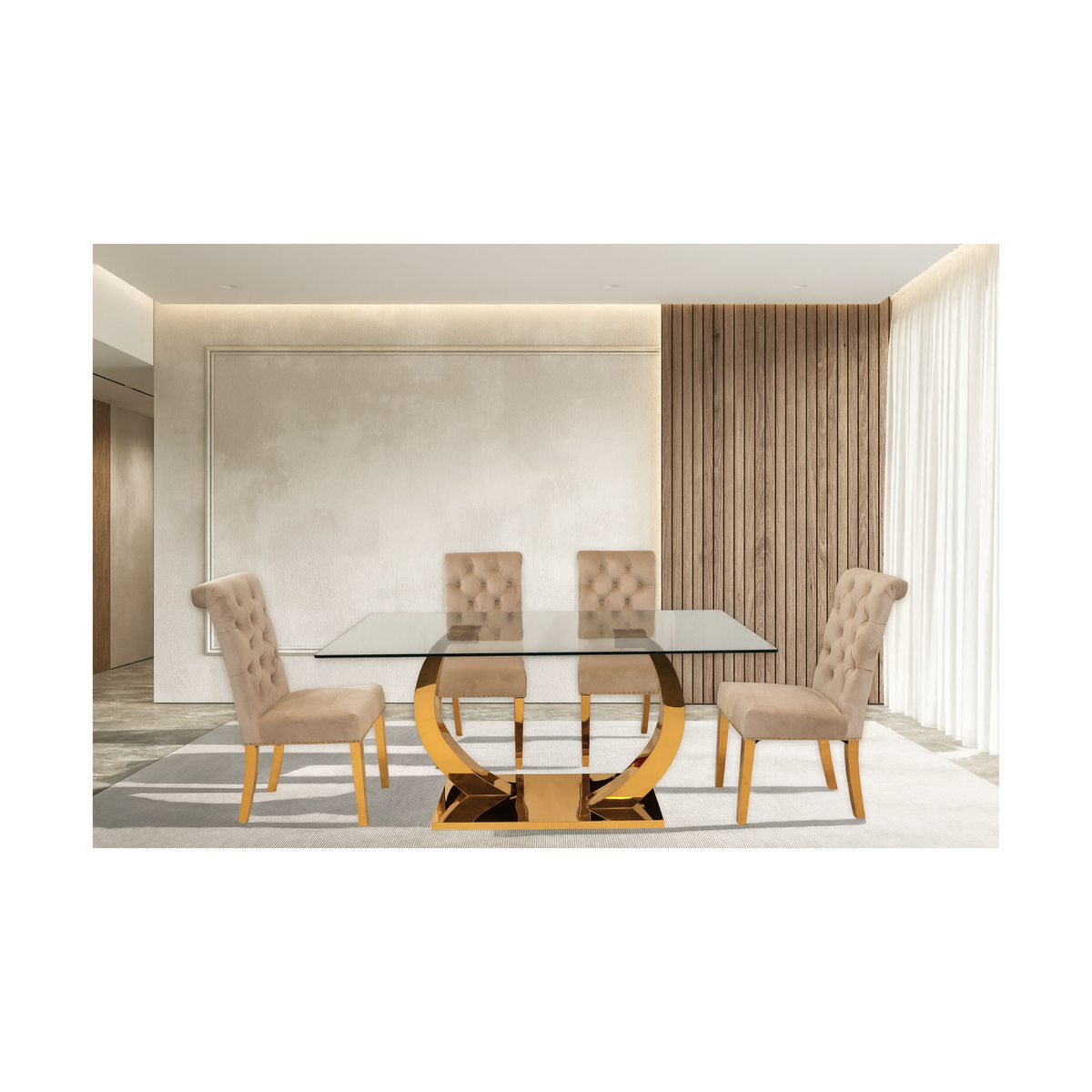 Logan & Honey Dining Set