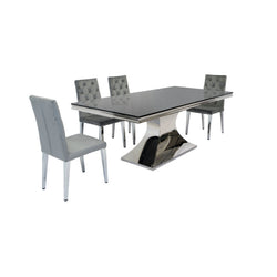 Hilton & Roma Glass Dining Set