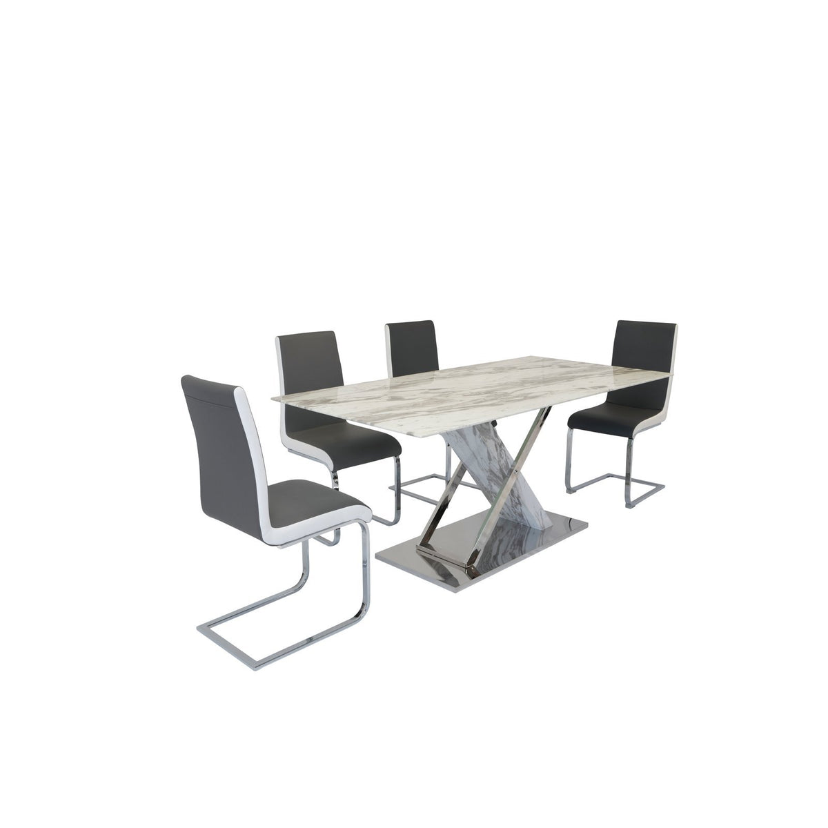 Naples & Anne Contemporary Dining Set