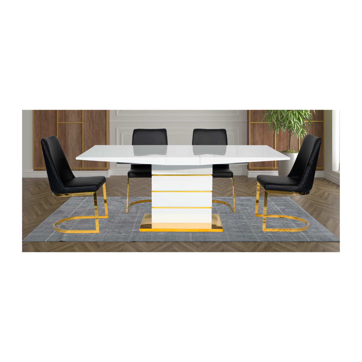 Castor & Ohio Extendable Dining Set