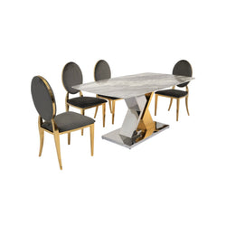 Philip & Zara Signature Glam Dining Set