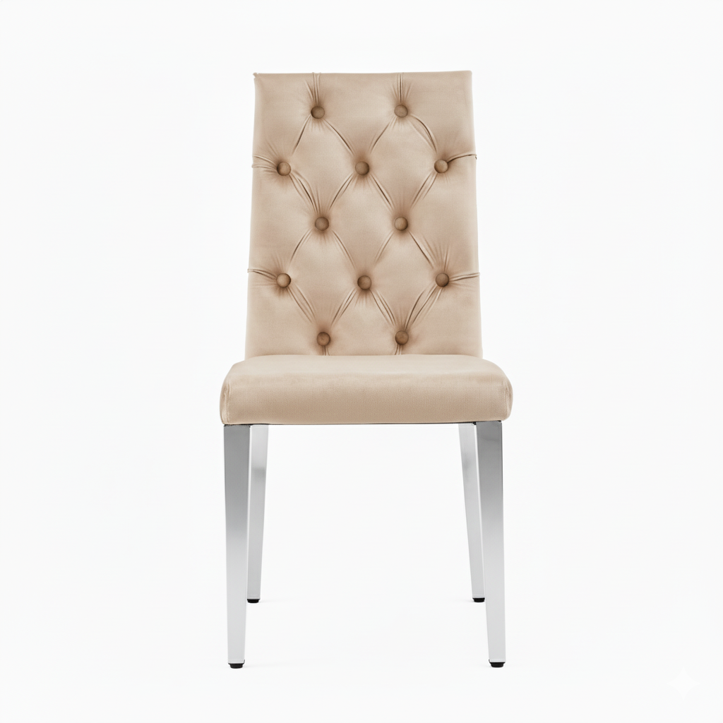 Roma Dining Chair – Silver