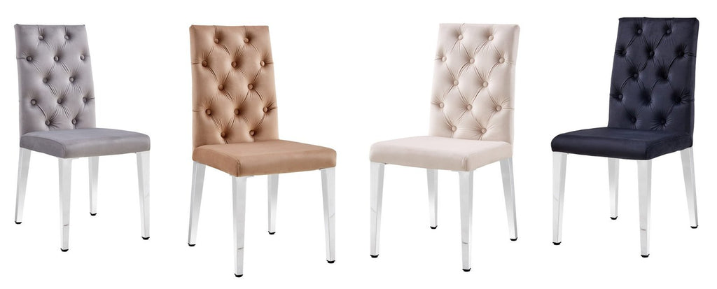 Roma Dining Chair – Silver