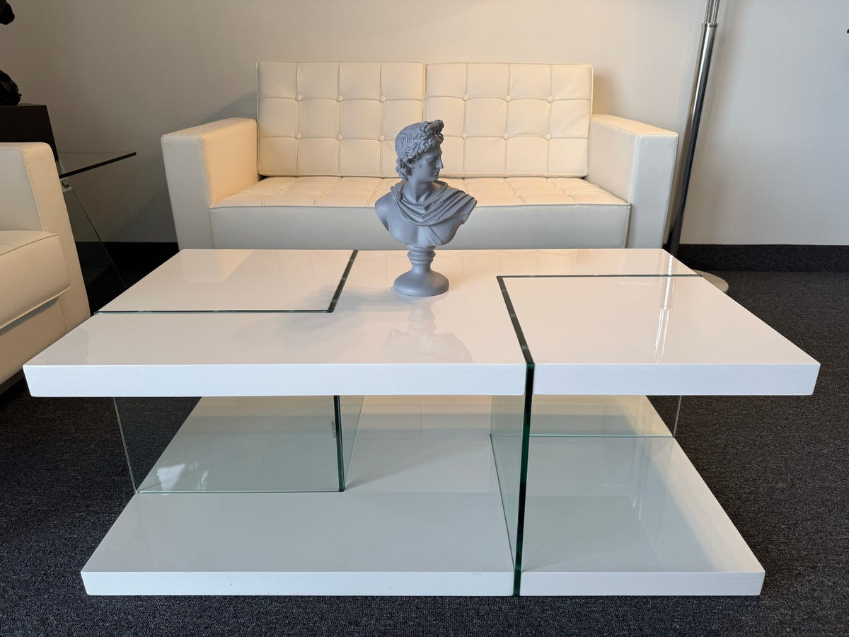 Saturn Glossy White Coffee Table