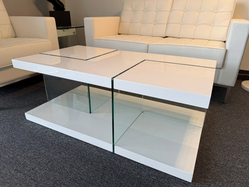 Saturn Glossy White Coffee Table
