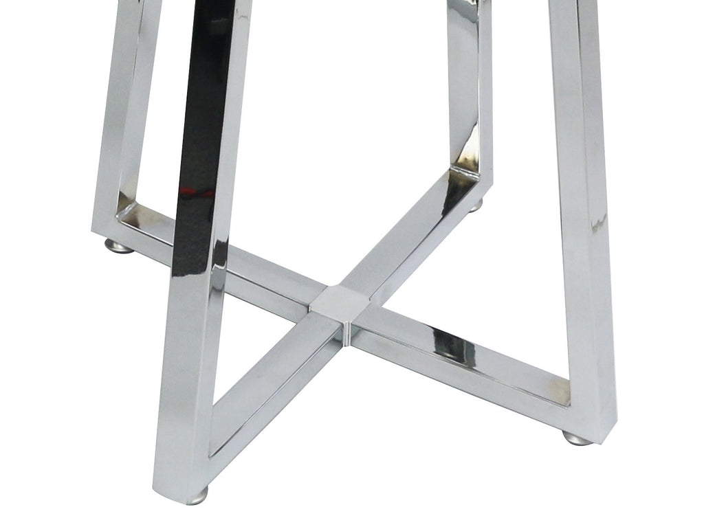 Soho Round Bar Table – Silver