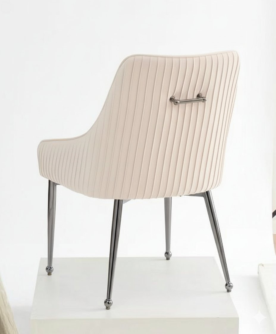 Tina Dining Chair – Black Nickel