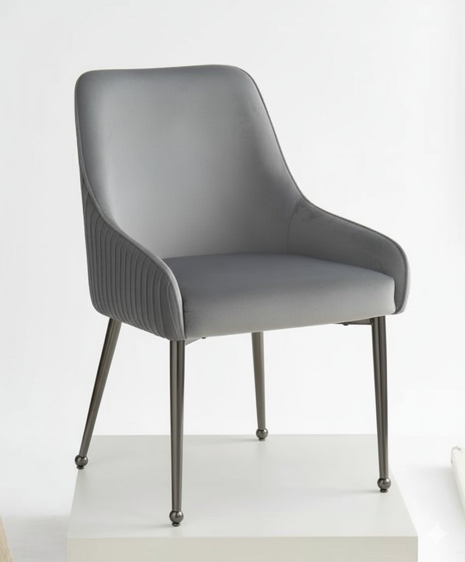 Tina Dining Chair – Black Nickel