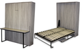 Dreamtime Wall Bed with Desk (Grey)