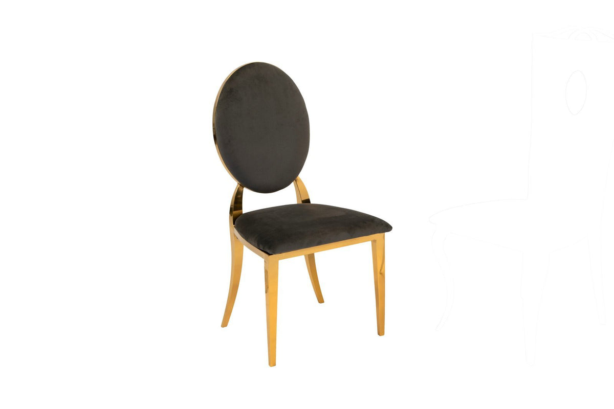 Zara Dining Chair – Gold