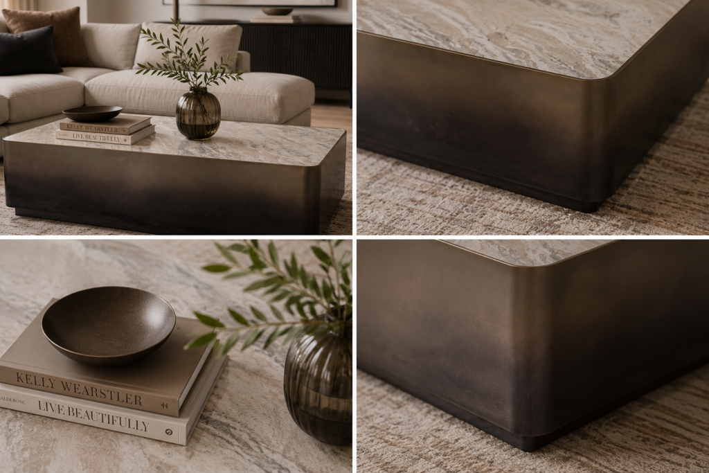 Dangelo Coffee Table (Gold)