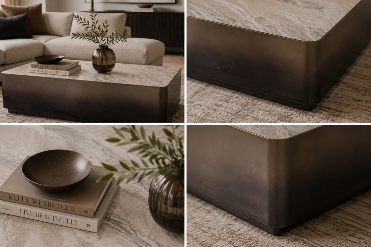 Dangelo Coffee Table (Gold)