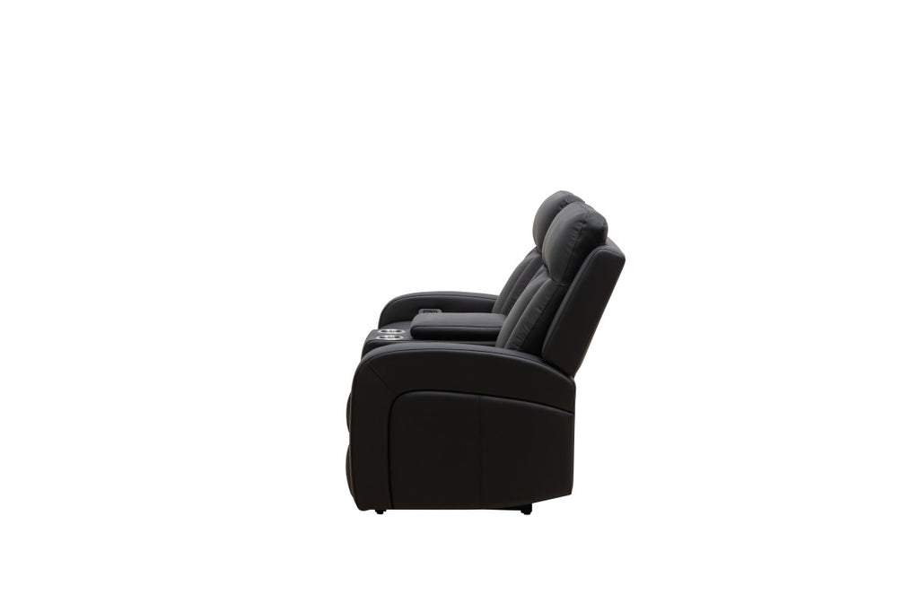 Power Recliner Love Seat (Black)