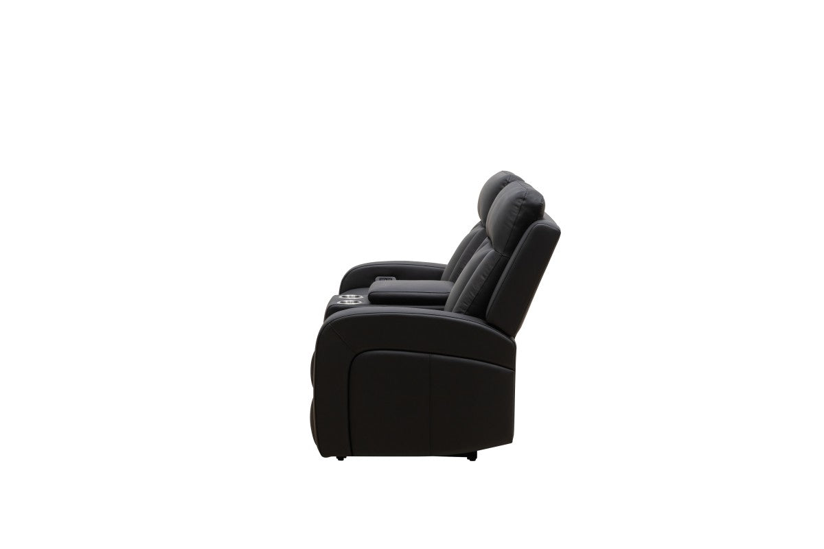 Power Recliner Love Seat (Black)
