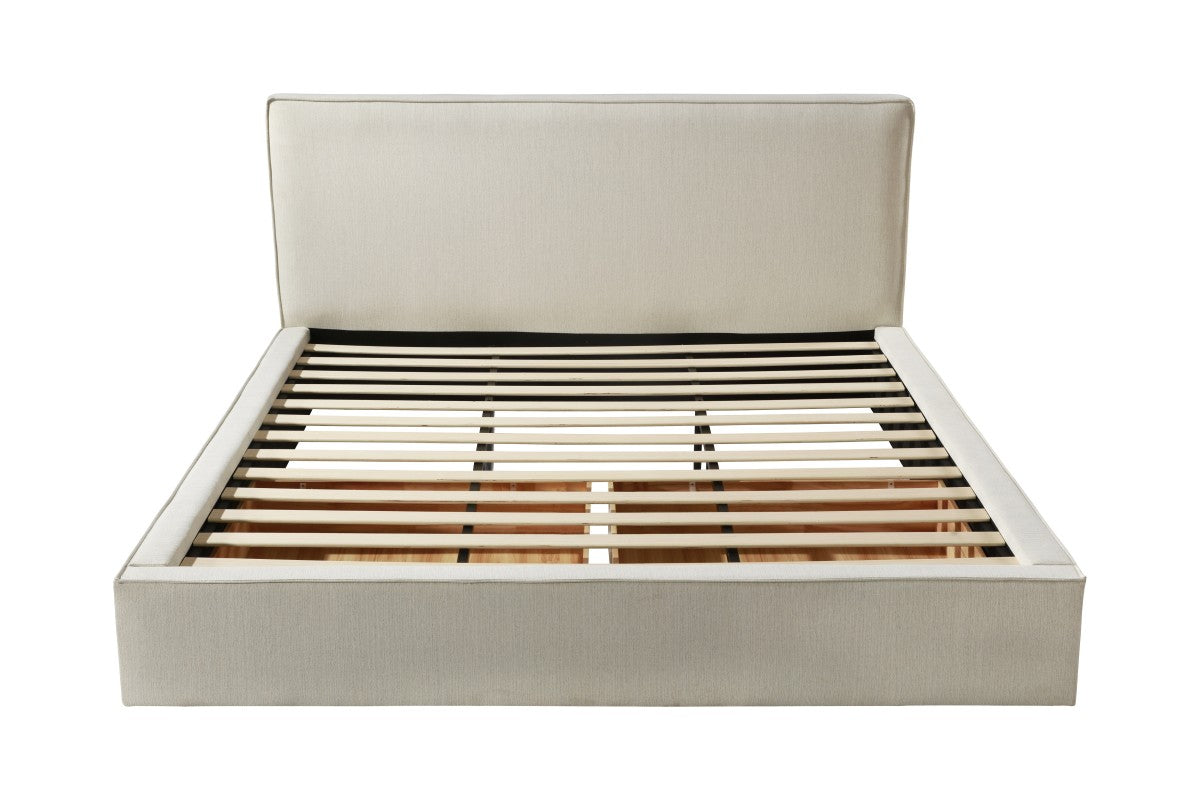 King Storage Bed (Beige)