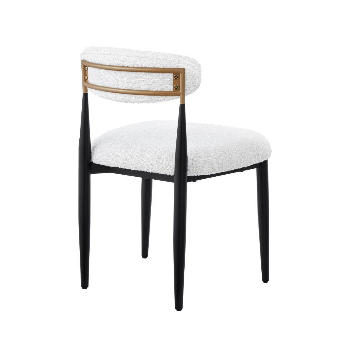 Kodi Dining Chair (White/Black) (Set of 2)