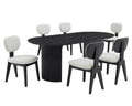 7-Piece Dining Set (Black)